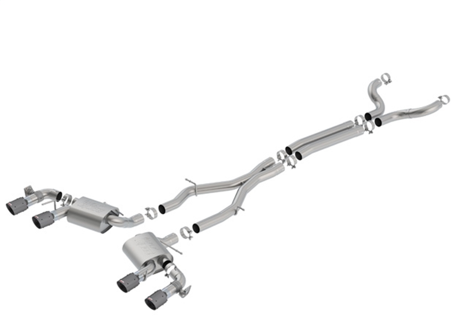 Borla 140727CFBA ATAK Cat-Back Exhaust System Fits 17-24 Camaro