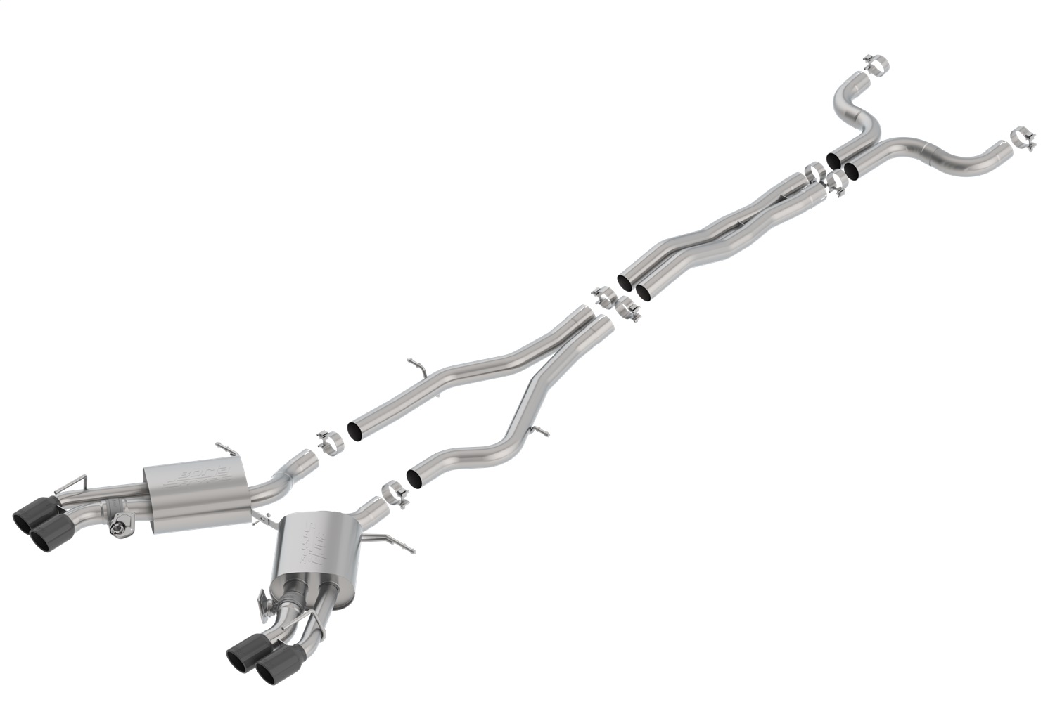Borla 140754BC S-Type Cat-Back Exhaust System Fits 16-19 CTS