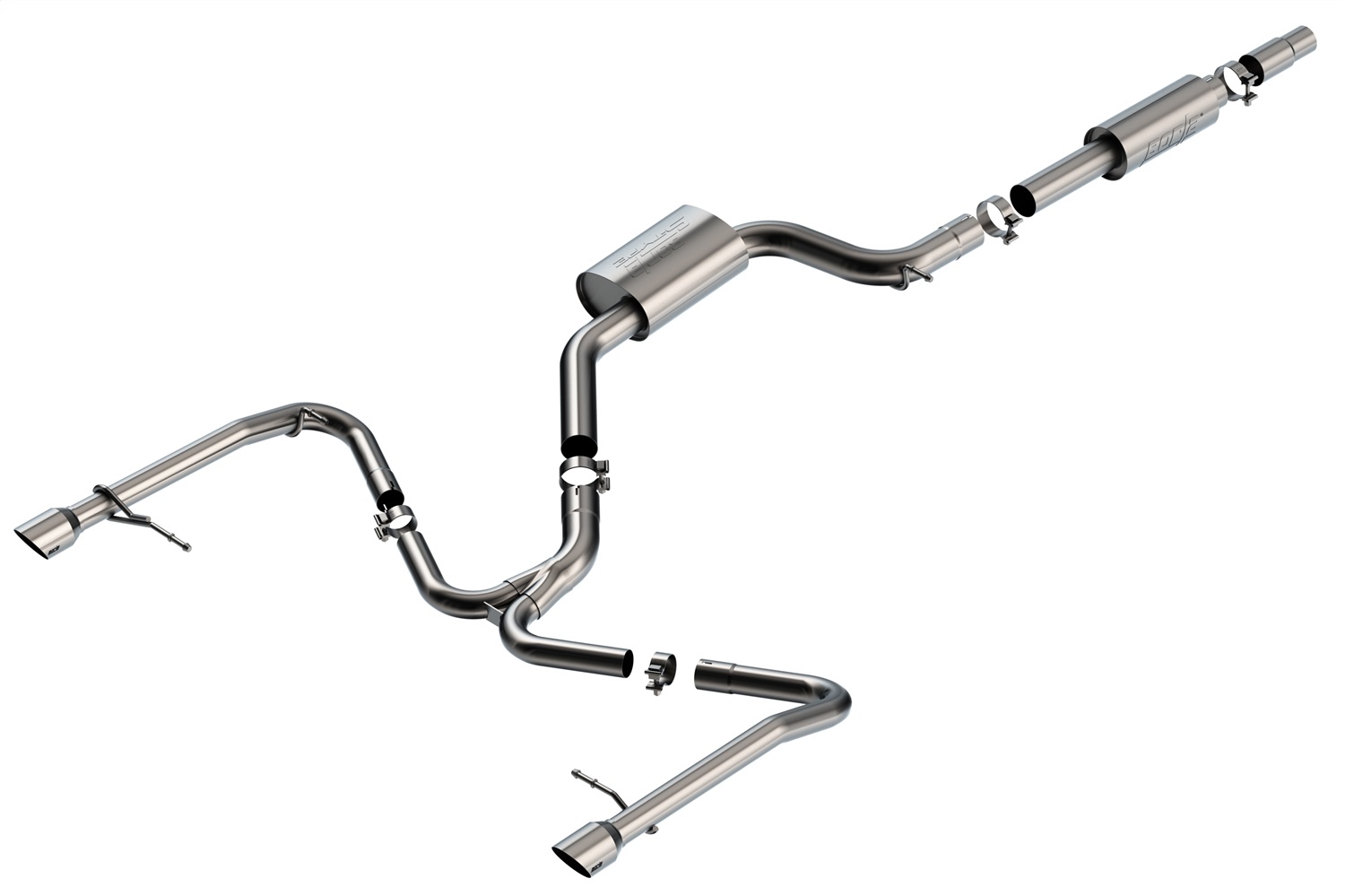 Borla Fit 19-21 VW GLI 2.0L S-Type 3.5in x 5.5in Tip Cat-Back Exhaust