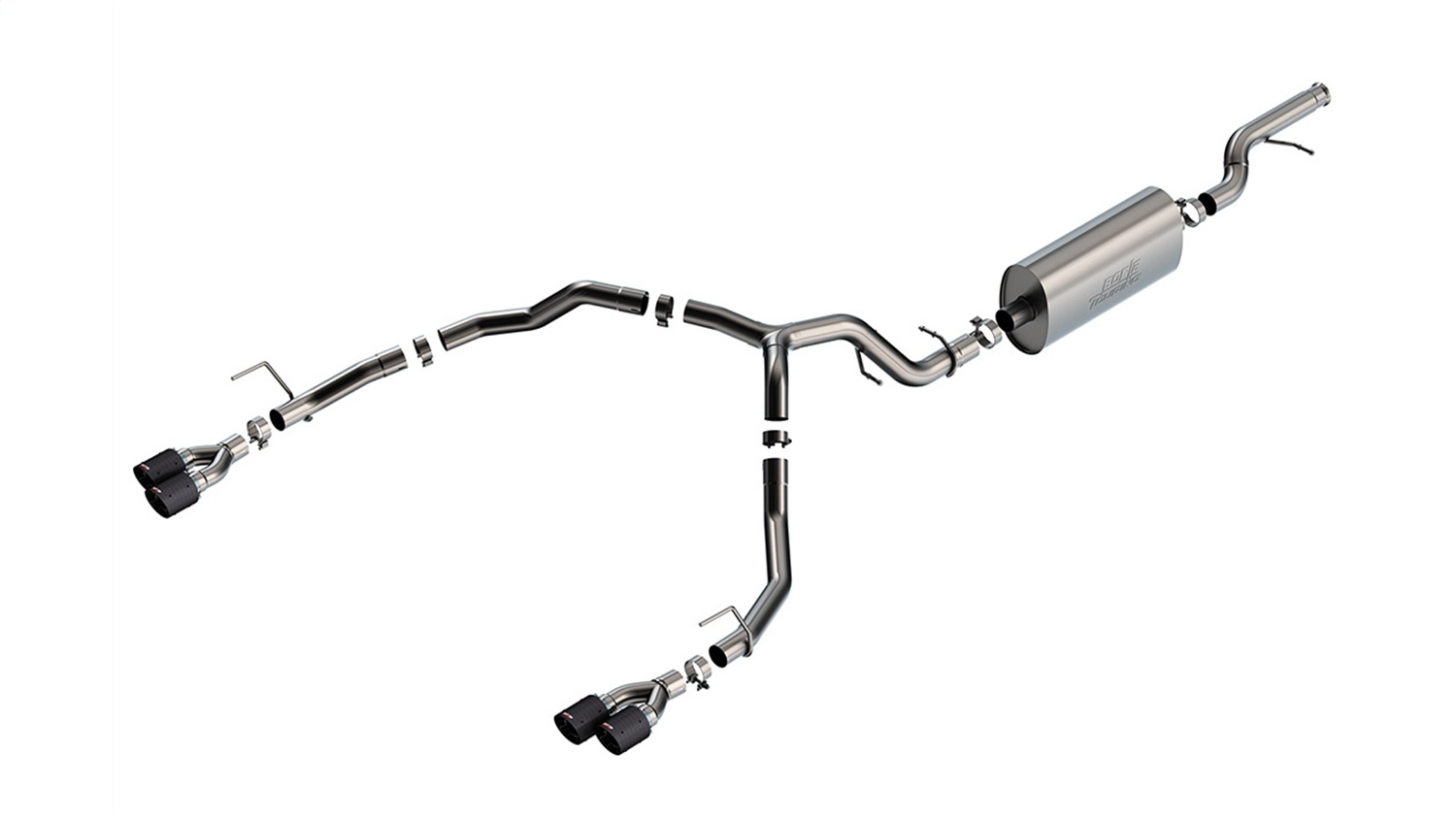 Borla 140856CF Touring Cat-Back Exhaust System Fits 21-22 Tahoe