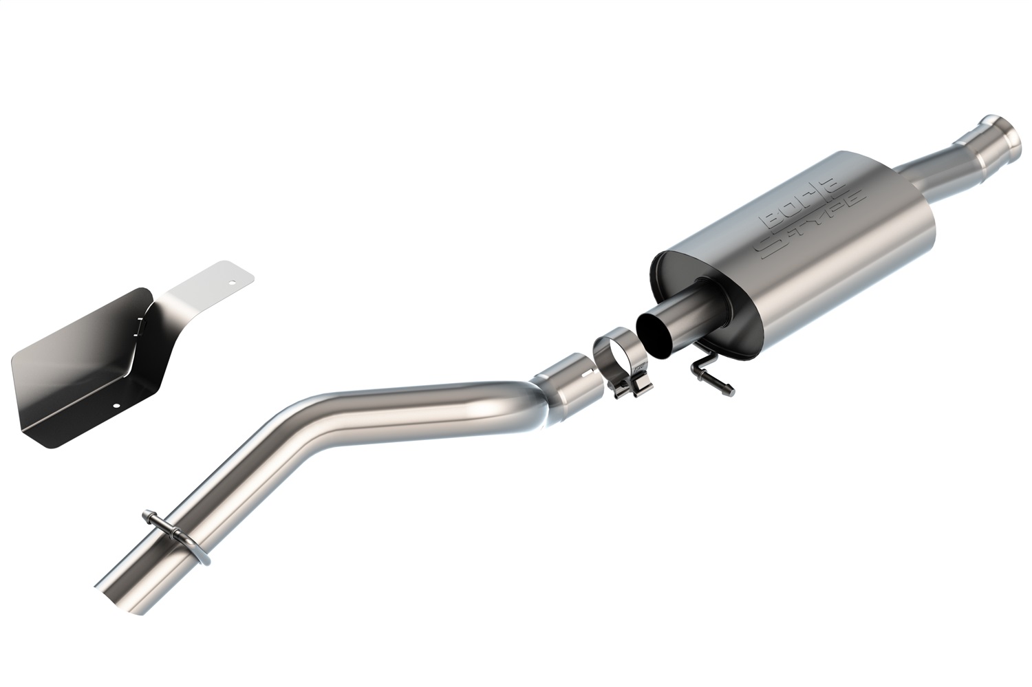 Borla Fit 18-21 Wrangler JL 2.0L 2DR Climber 2.75in  S-Type Cat-Back Exhaust