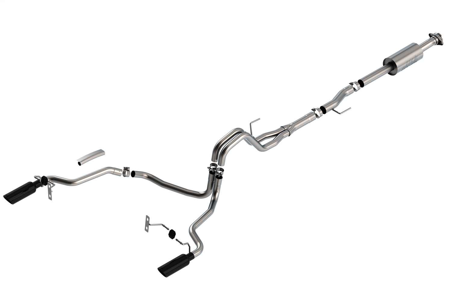 Borla 140863BC S-Type Cat-Back Exhaust System Fits 21-23 F-150