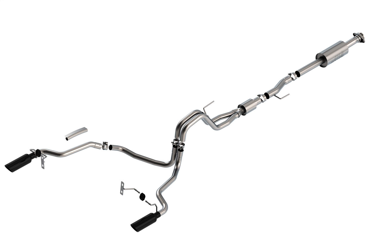 Borla 140866BC S-Type Cat-Back Exhaust System Fits 21-23 F-150