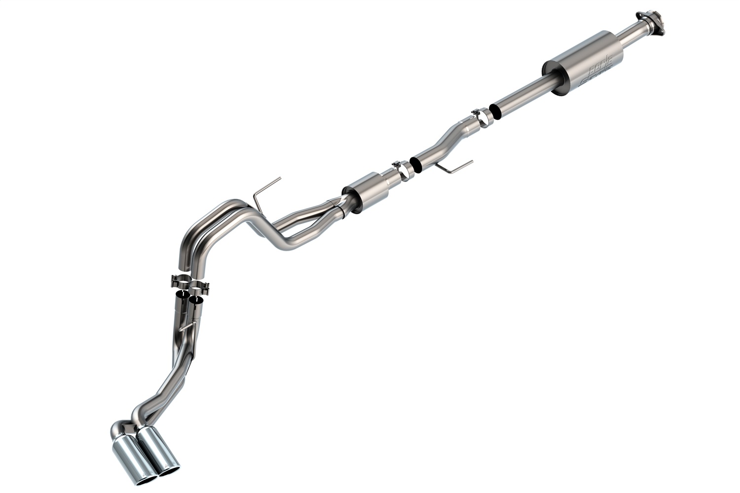 Borla 140874 S-Type Cat-Back Exhaust System Fits 21-25 F-150