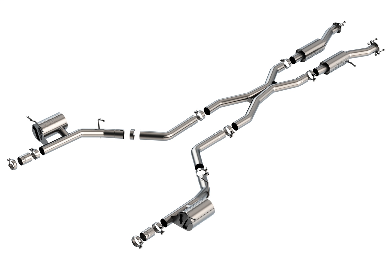 Borla 140887 S-Type Cat-Back Exhaust System Fits 21-23 Durango