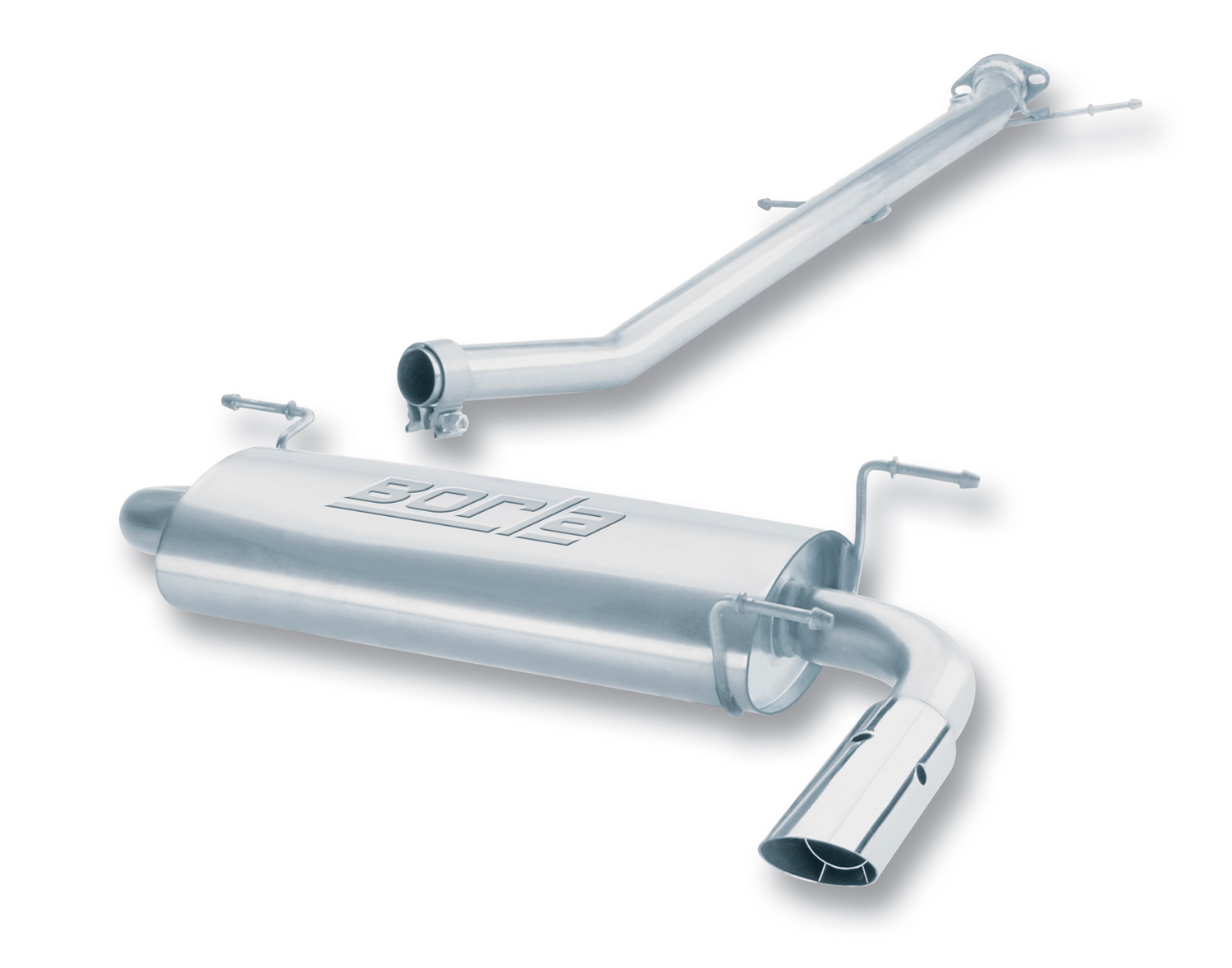 Borla 14411 - S-Type Single Cat-Back Exhaust System (Single Right Rear Exit)