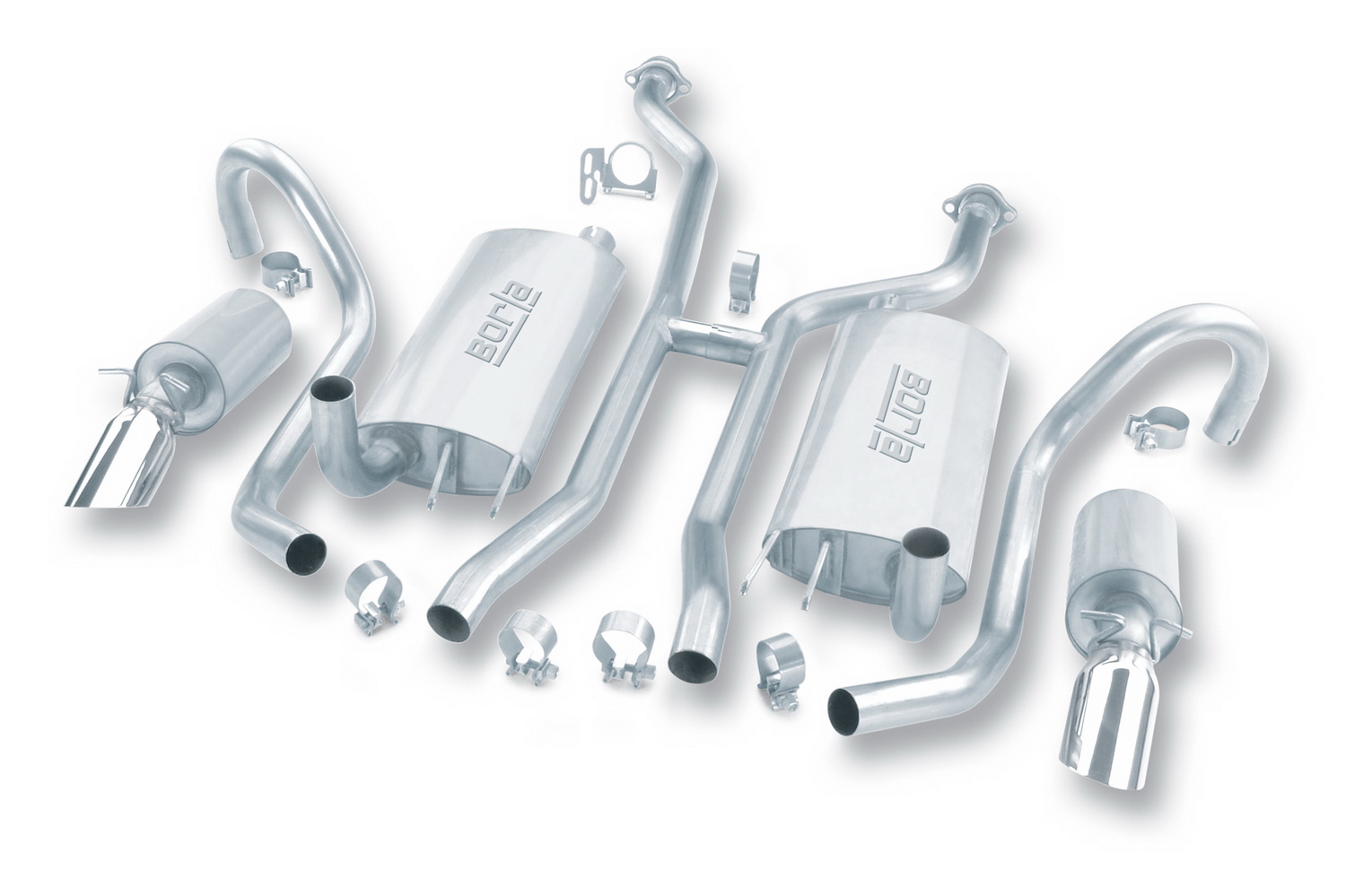 Borla Exhaust for 94-96 Impala SS/Caprice Classic 5.7L V8 Auto Trans RWD 4-Door.