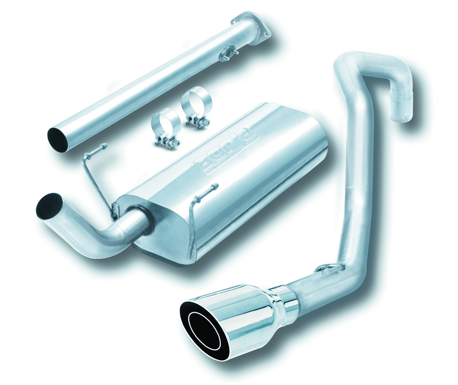 Borla 14659 - Touring Stainless Steel Single Cat-Back Exhaust System