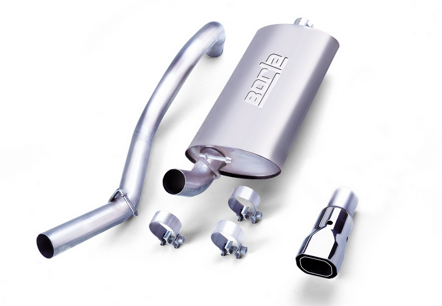 Borla 14728 Touring Cat-Back Exhaust System Fits 97-99 Wrangler (TJ)