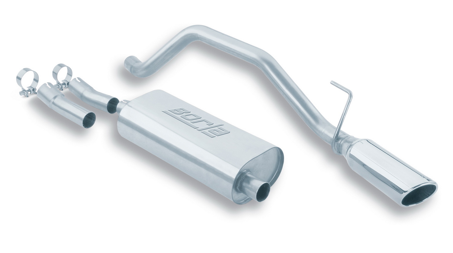 Borla 14836 - Touring Stainless Steel Single Cat-Back Exhaust System