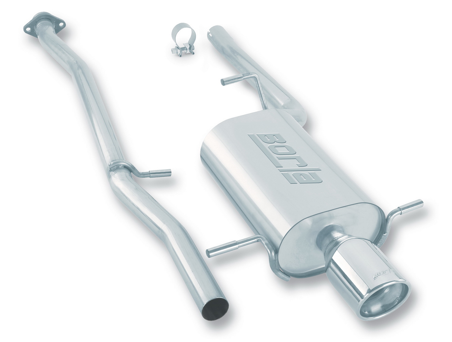 Borla 14885 - S-Type Stainless Steel Single Cat-Back Exhaust System
