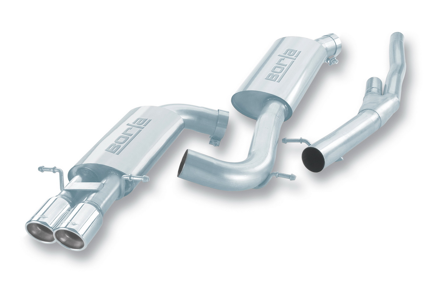 Borla Cat-Back Exhaust for 2000-2002 Audi B5 S4 Quattro2.7T AWD; 4-Door.
