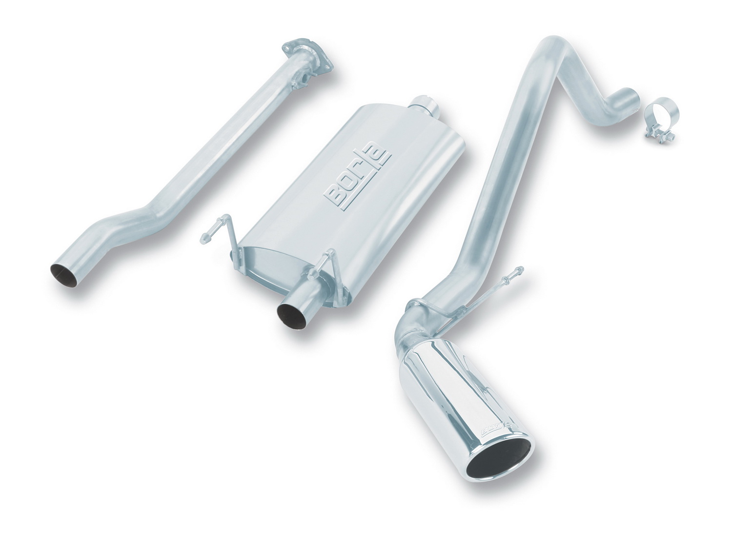 Borla 14945 - Touring Stainless Steel Single Cat-Back Exhaust System