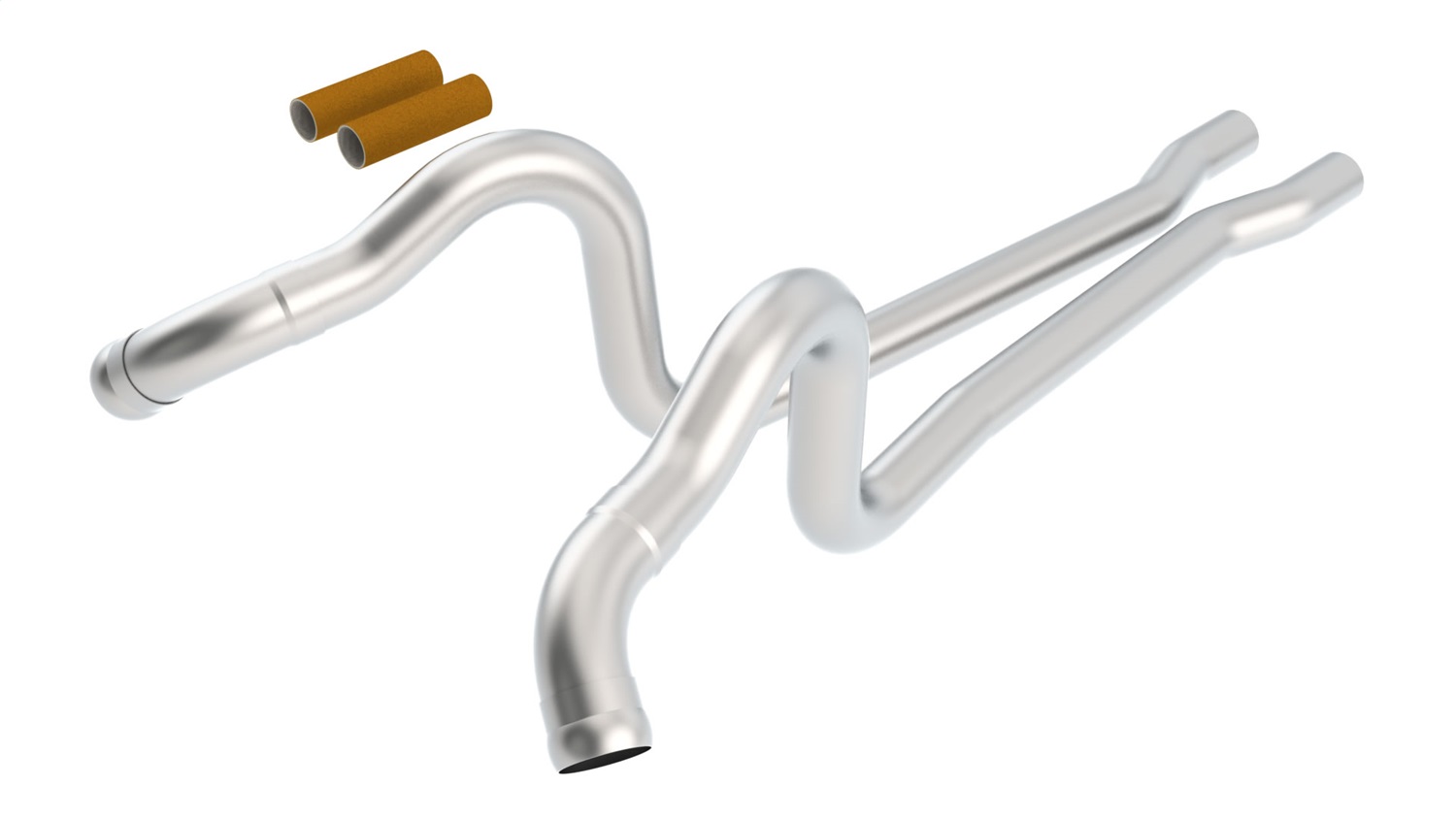 Borla Over Axle Pipes for 2011-2014 Mustang GT/GT500 5.0L/5.4L V8 RWD 2-Door.