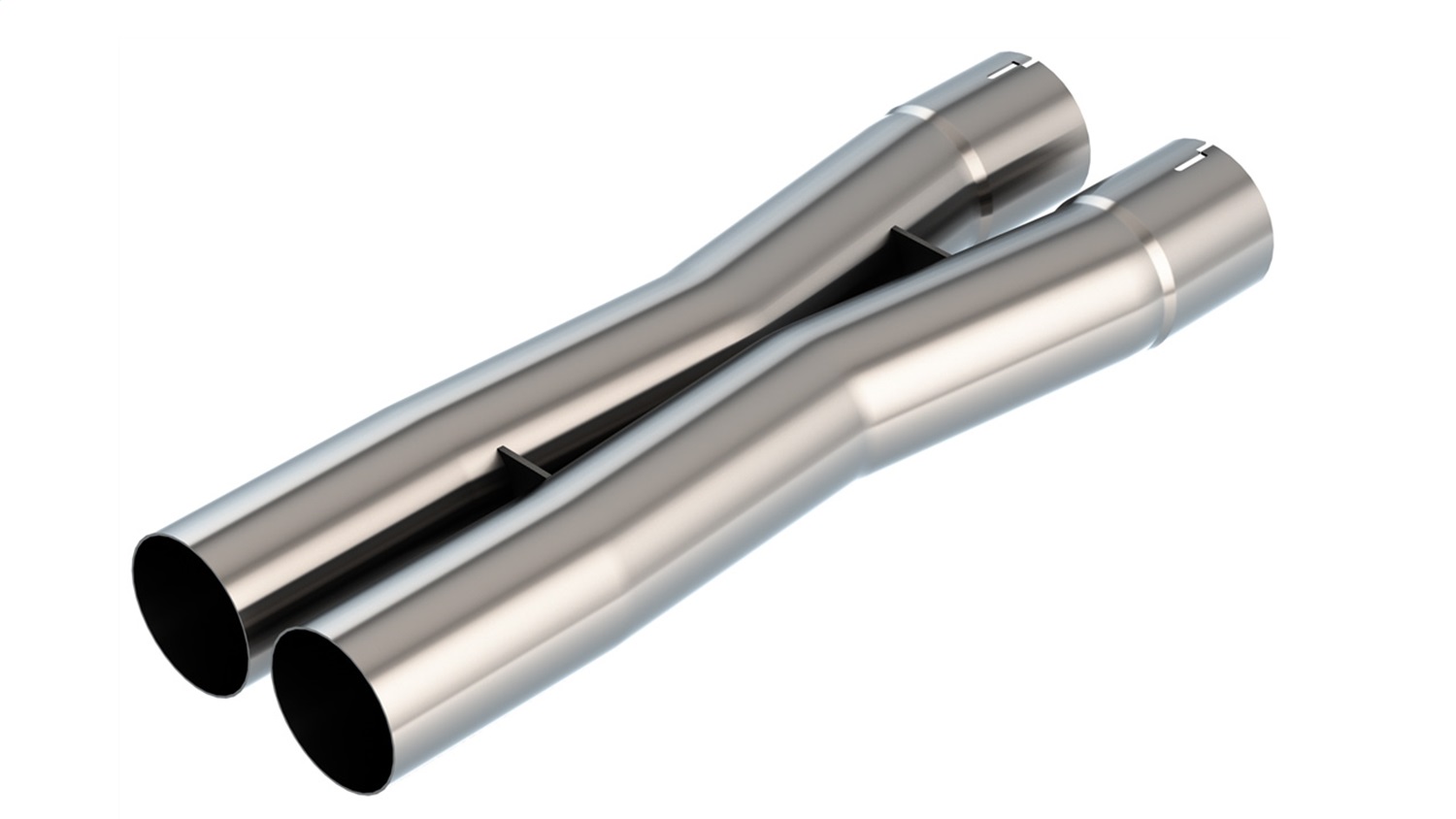 Borla 2.5in Universal X-Pipe 3.21in Inlet 3.45in Outlet  27.63in OAL