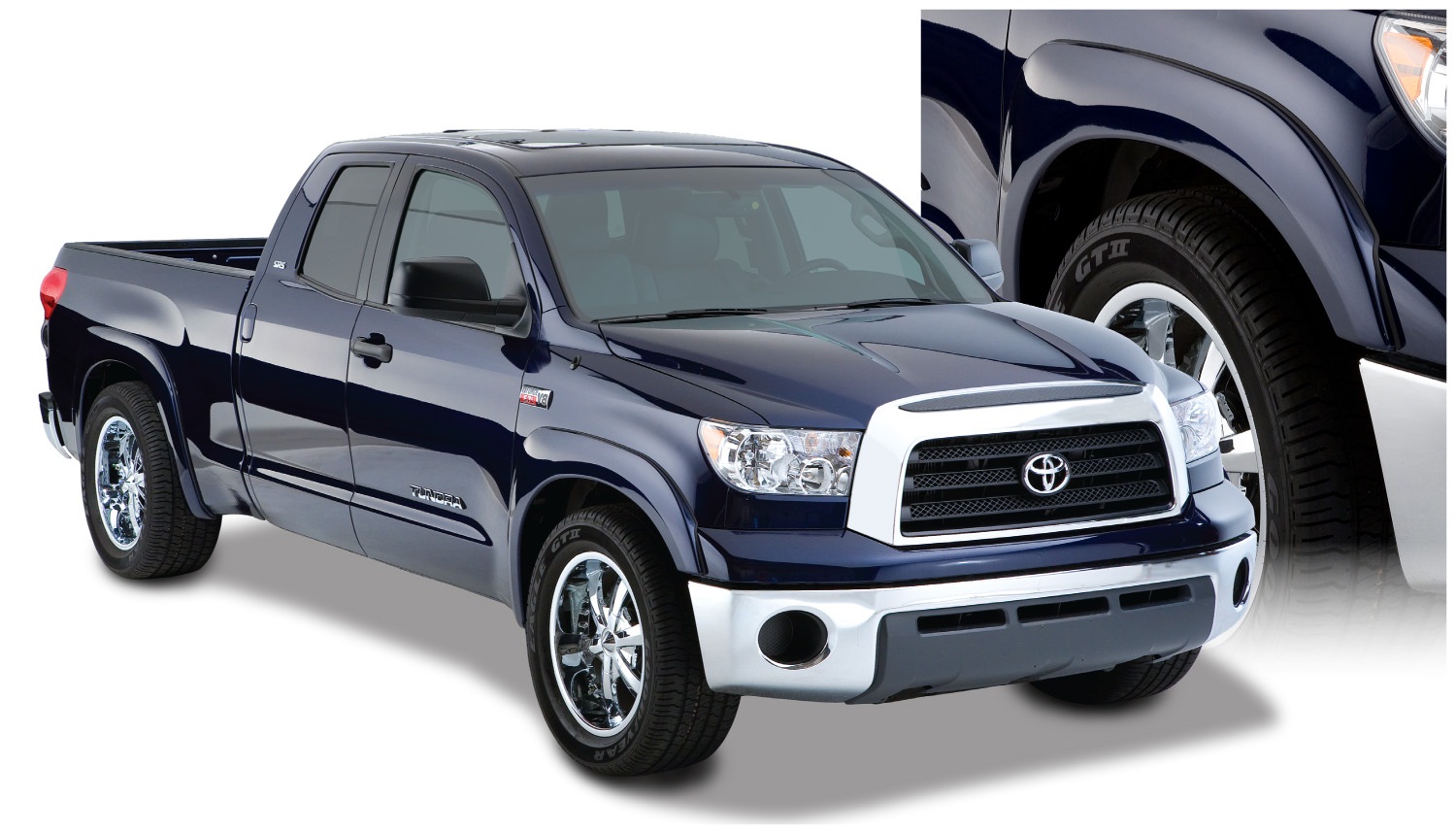 Bushwacker 30909-02 OE Style 4 PC Fender Flares Fits 07-13 Tundra