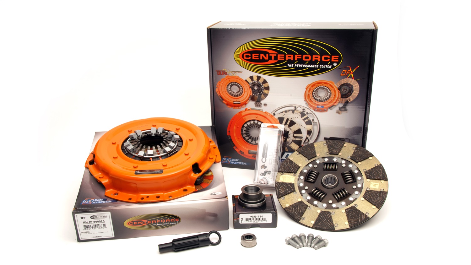 Centerforce KDF007514 Dual Friction High Performance Clutch Kit Mustang GT 4.6L Centerforce KDF007514 Dual Friction High Performance Clutch Kit Mustang GT 4.6L