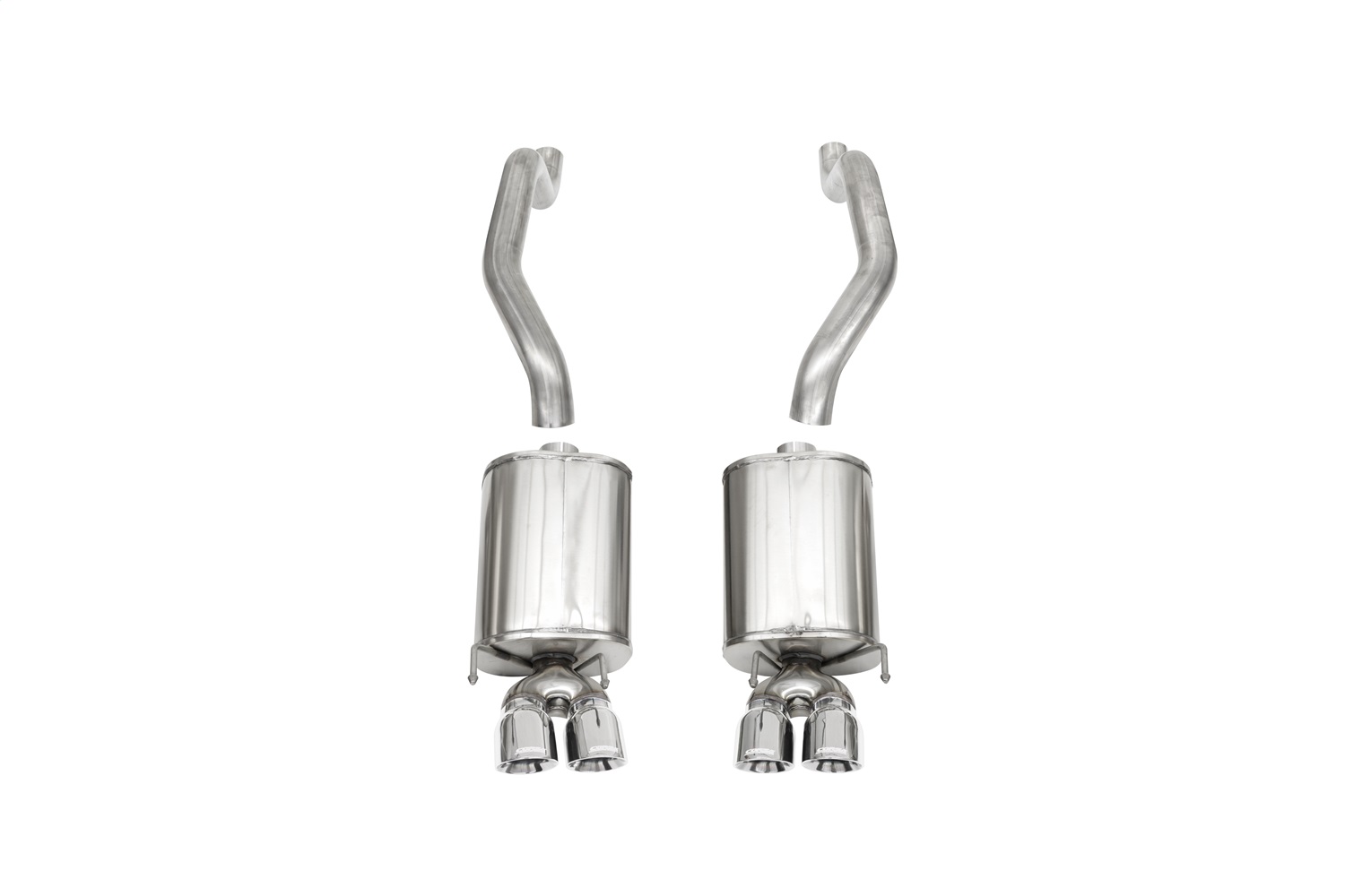 Corsa for 09-13 Chevrolet Corvette C6 6.2L V8 Polished Sport Axle-Back Exhaust