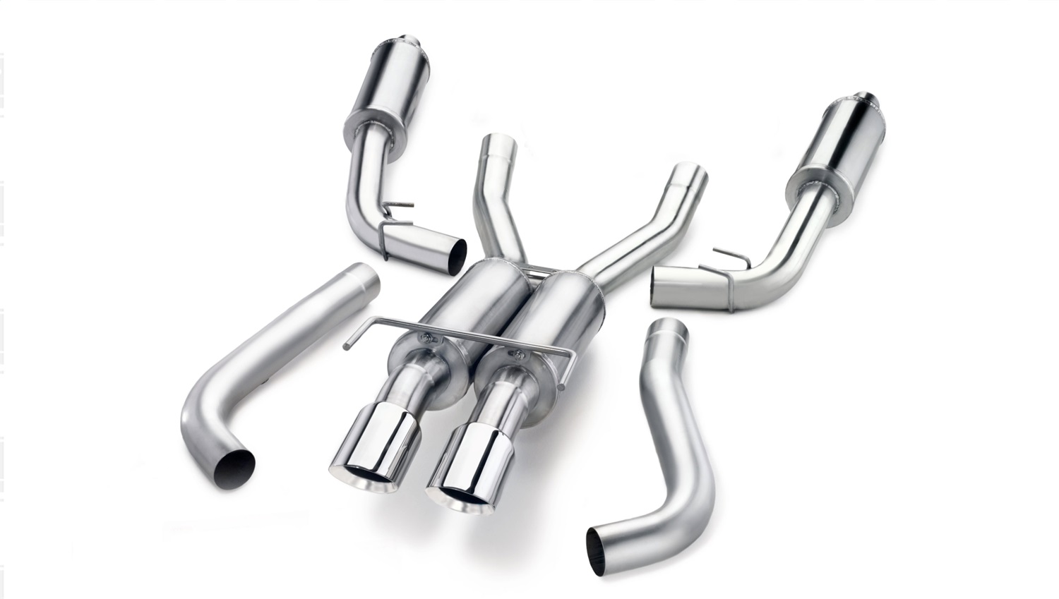 Corsa for 96-02 Dodge Viper GTS 8.0L V10 Polished Sport Cat-Back Exhaust w/3in