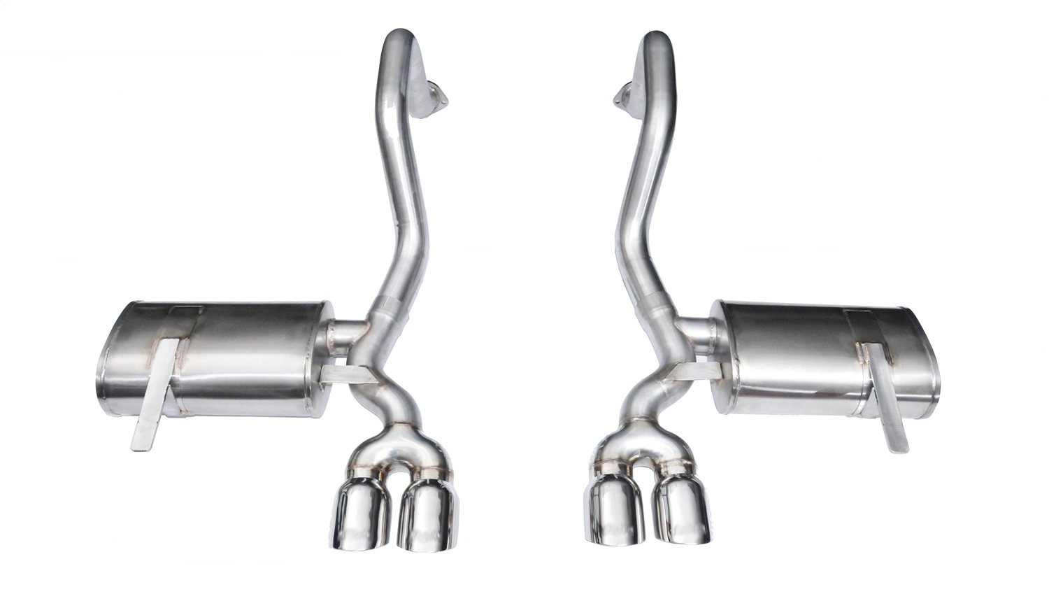 Corsa for 97-04 Chevrolet Corvette C5 Z06 5.7L V8 Polished Xtreme Axle-Back