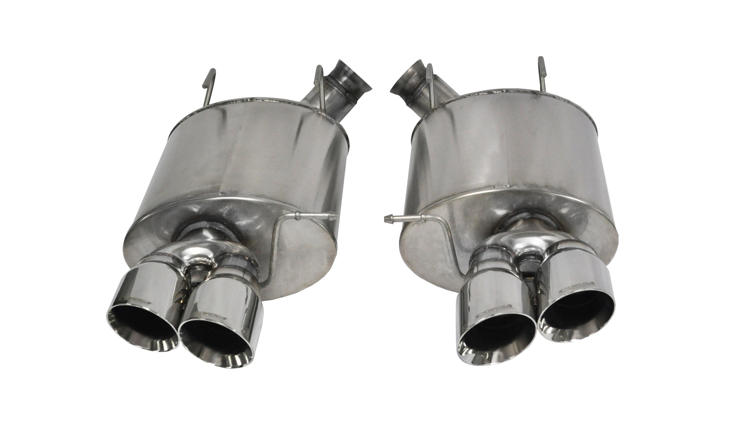 Corsa for 13-13 Ford Mustang Shelby GT500 5.8L V8 Polished Sport Axle-Back