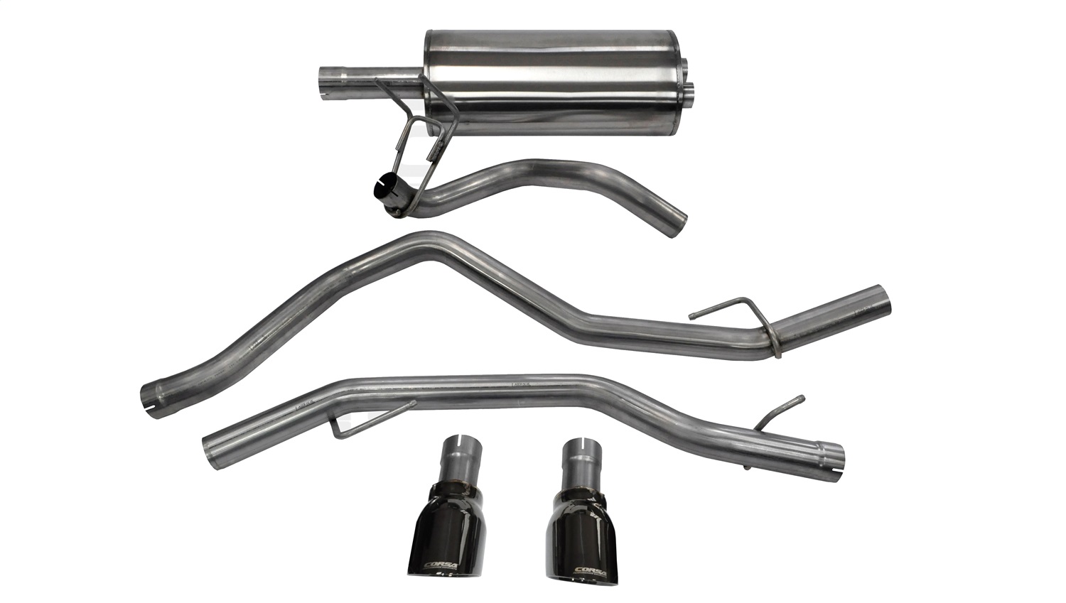 Corsa Performance 14405BLK Sport Cat-Back Exhaust System Fits 1500 1500 Classic