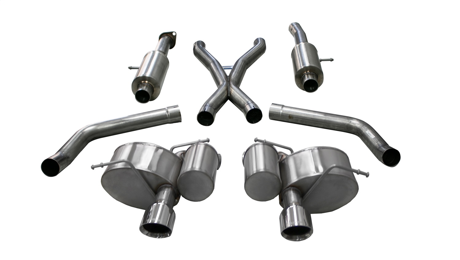 Corsa Performance 14466 Sport Cat-Back Exhaust System Fits Grand Cherokee (WK2)