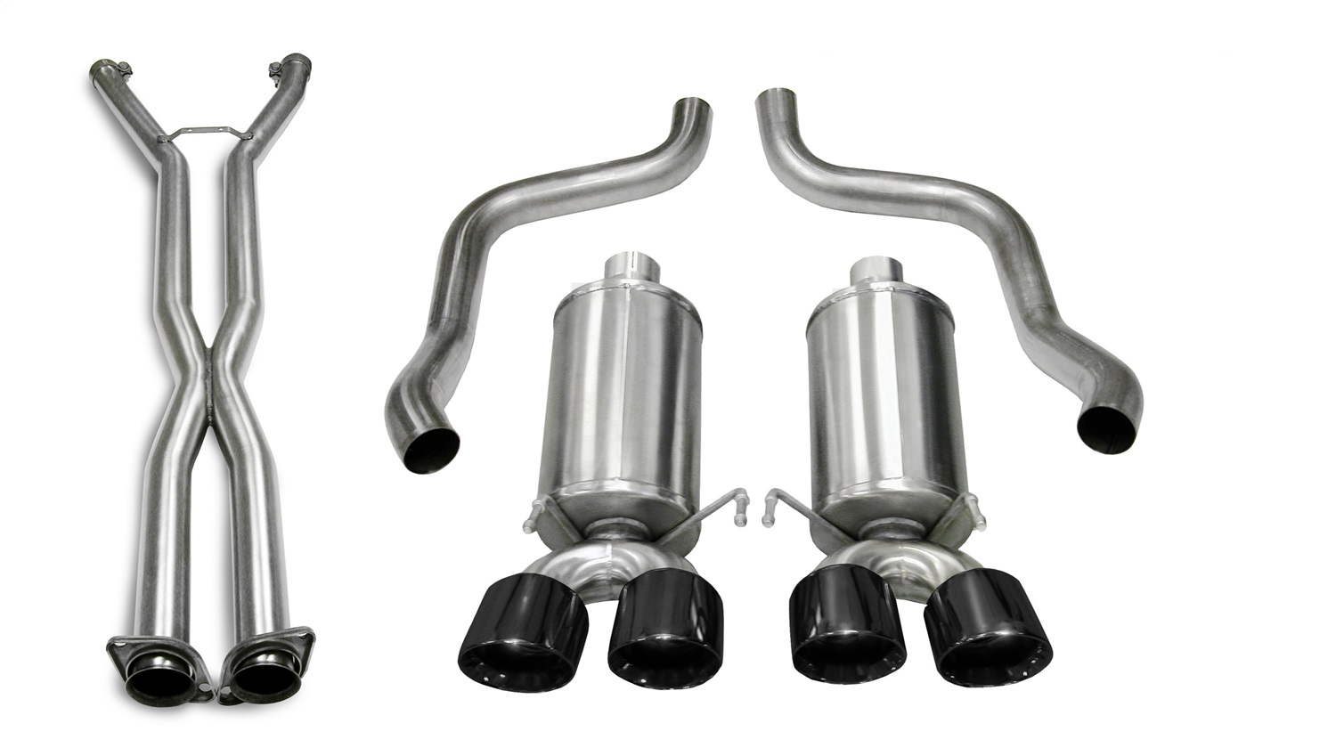 Corsa Performance 14469CB6BLK Xtreme Cat-Back Exhaust System Fits 06-08 Corvette Corsa Performance 14469CB6BLK Xtreme Cat-Back Exhaust System Fits 06-08 Corvette