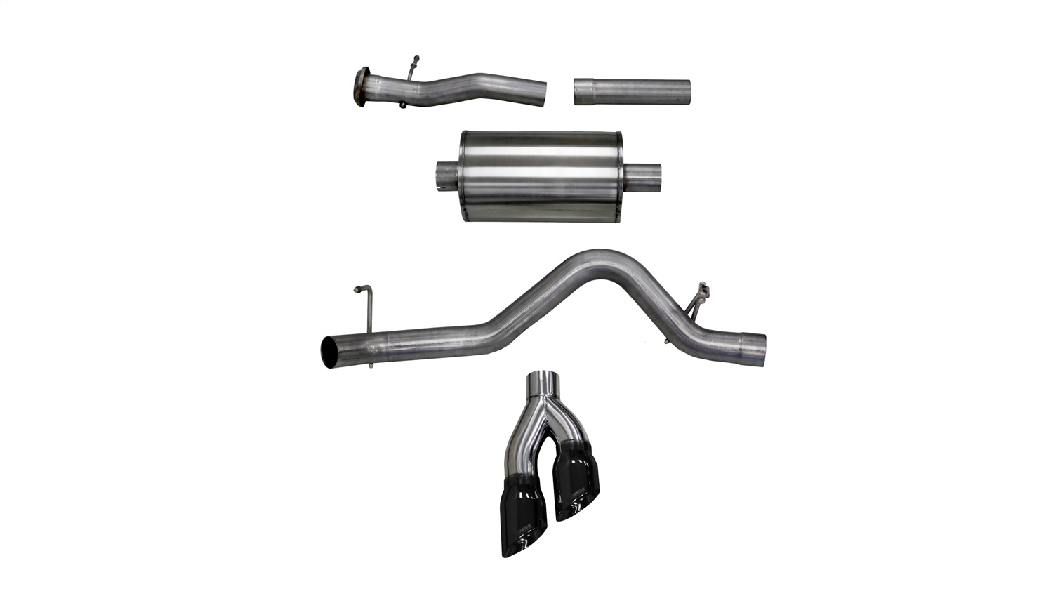 Corsa Performance 14745BLK Sport Cat-Back Exhaust System Fits Canyon Colorado