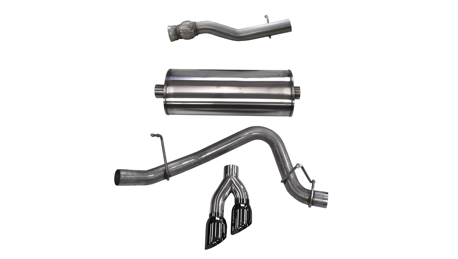 Corsa Performance 14749BLK Sport Cat-Back Exhaust System Fits Yukon Yukon XL