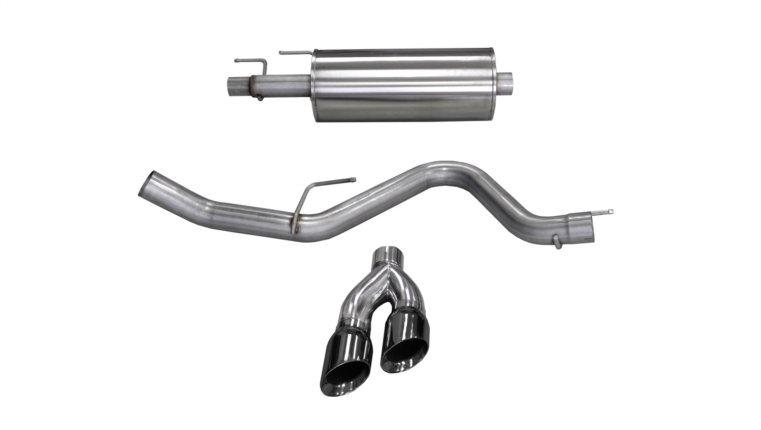 Corsa Performance 14836BLK Sport Cat-Back Exhaust System Fits 15-20 F-150