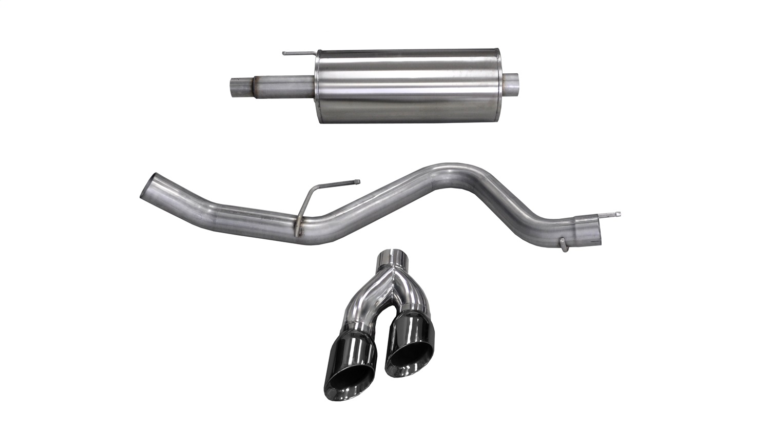 Corsa Performance 14837BLK Sport Cat-Back Exhaust System Fits 15-20 F-150