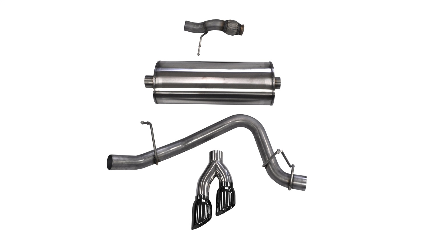 Corsa Performance 14859BLK Sport Cat-Back Exhaust System Fits 15-20 Tahoe Yukon