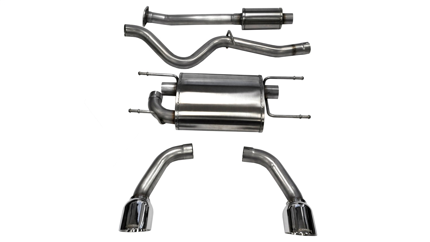 Corsa Performance 14864 Sport Cat-Back Exhaust System Fits 86 BRZ FR-S GR86