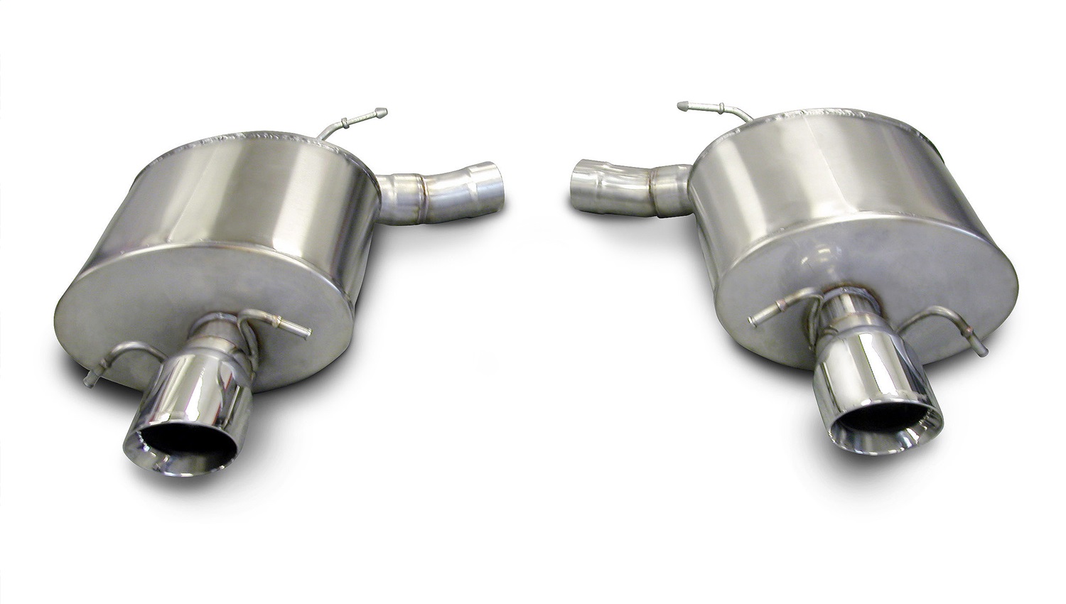 Corsa for 09-13 Cadillac CTS Sedan V 6.2L V8 Polished Sport Axle-Back Exhaust