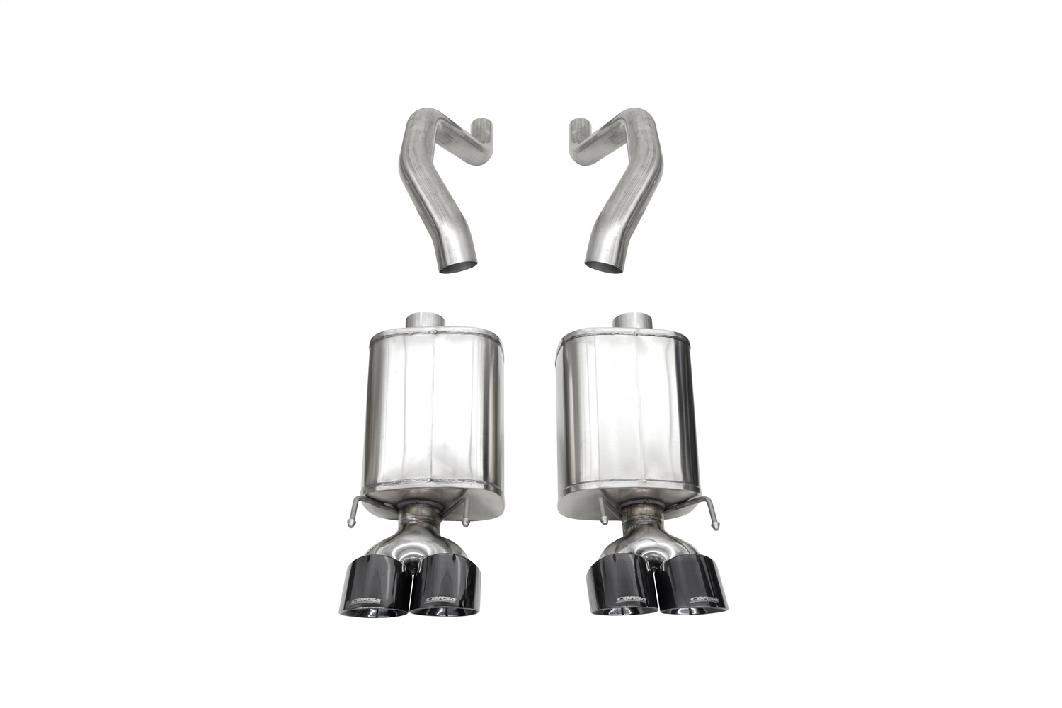 Corsa Performance 21077BLK Xtreme Axle-Back Exhaust System Fits 06-13 Corvette