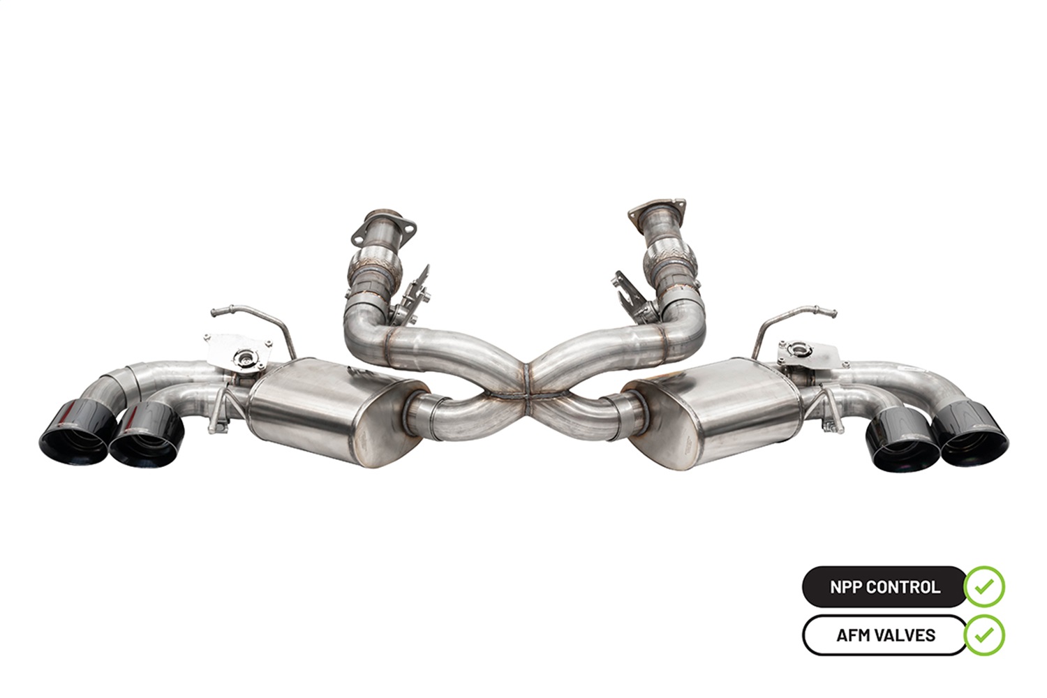 Corsa Performance 21100BLK Cat-Back Exhaust System Fits 20-23 Corvette