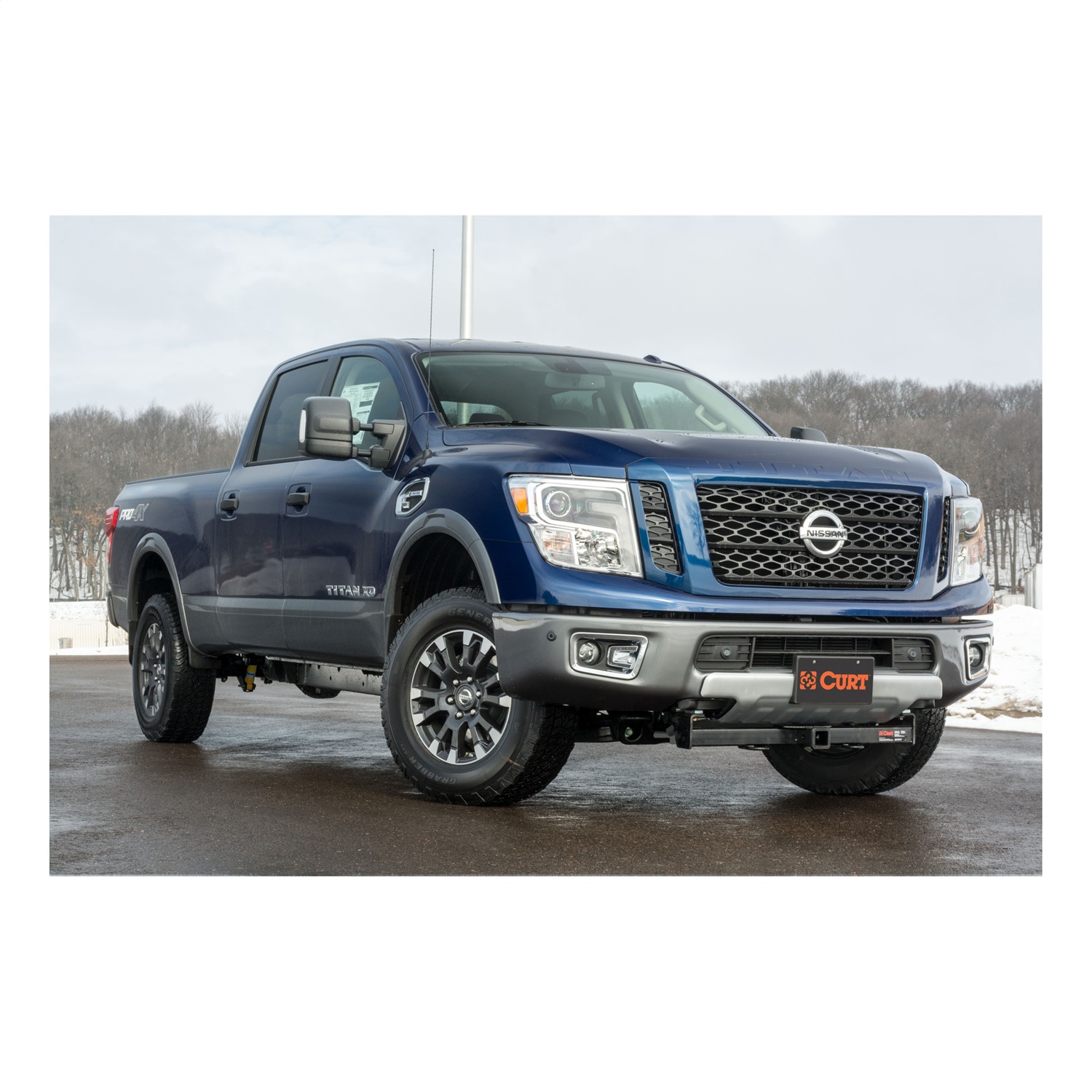 Select Nissan Titan XD CURT 31077 2-Inch Front Receiver Hitch