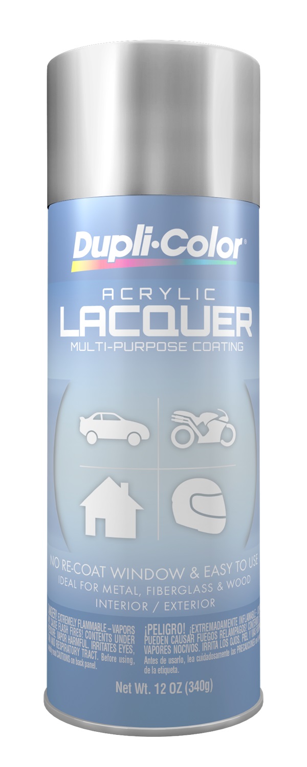Duplicolor DAL1679 General Purpose Lacquer Silver Metallic 12 Oz. Aerosol
