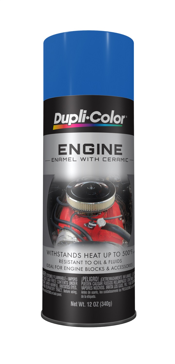 Duplicolor DE1621 Engine Enamel Paint, Old Ford Blue, 12 Oz Can