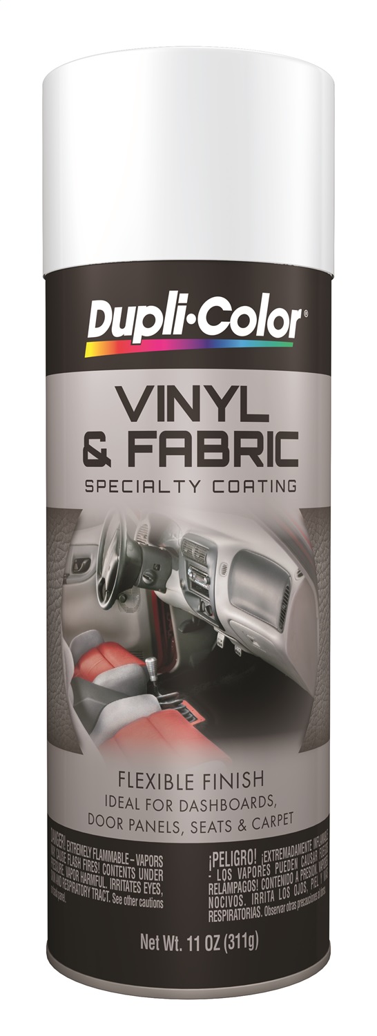 Duplicolor HVP105 Vinyl & Fabric Spray High Performance Gloss White 11 Oz.