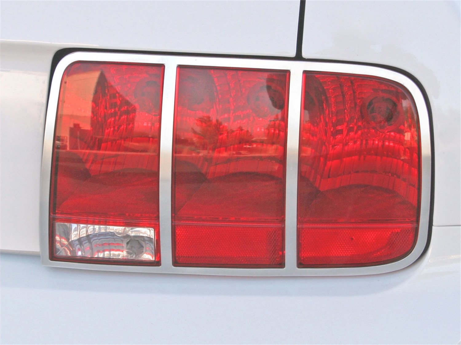 Drake Muscle 5R3Z-13489-C Tail Lamp Bezels Fits 05-09 Mustang