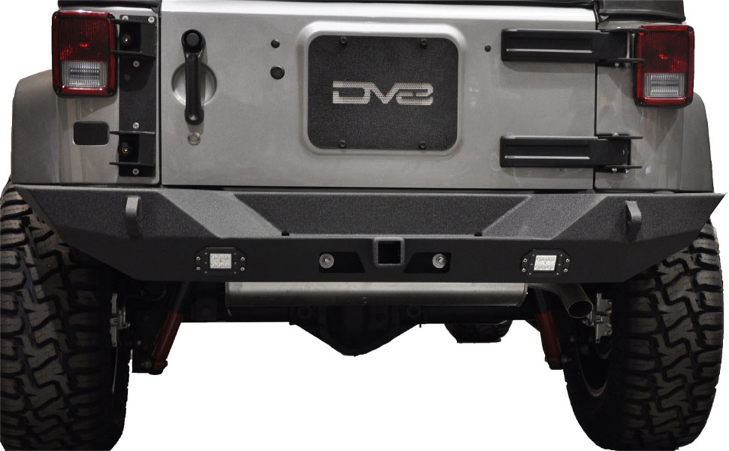 DV8 Offroad RBSTTB-10 Rear Bumper Fits 07-18 Wrangler (JK) Wrangler (JL)