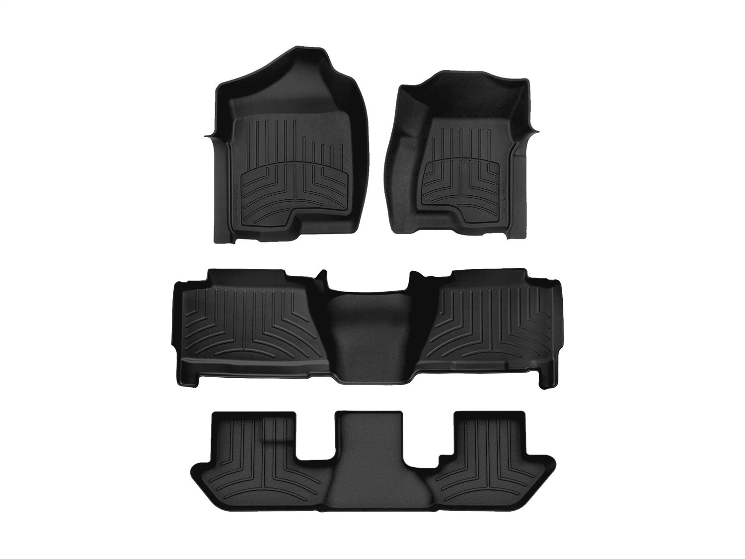 Weathertech - 440031IM-44061-2-4IM - Front Rear and Third Row - Floor Mat Set