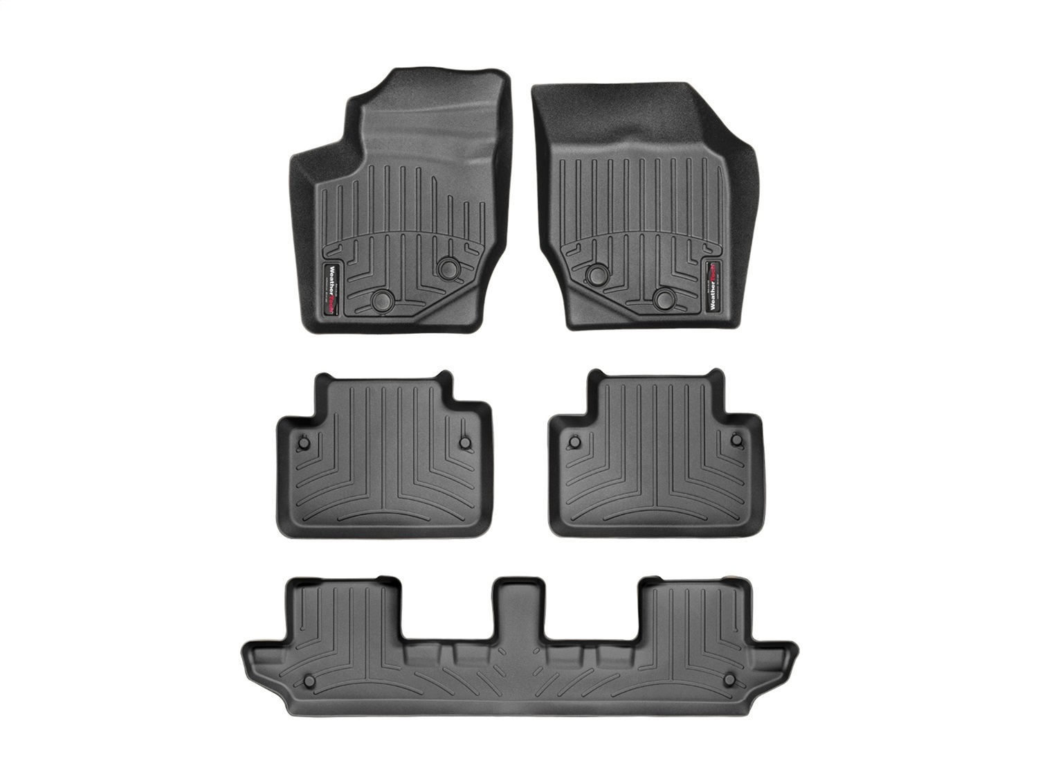 Weathertech - 44053-1-2-3 - Front Rear and Third Row - Floor Mat Set
