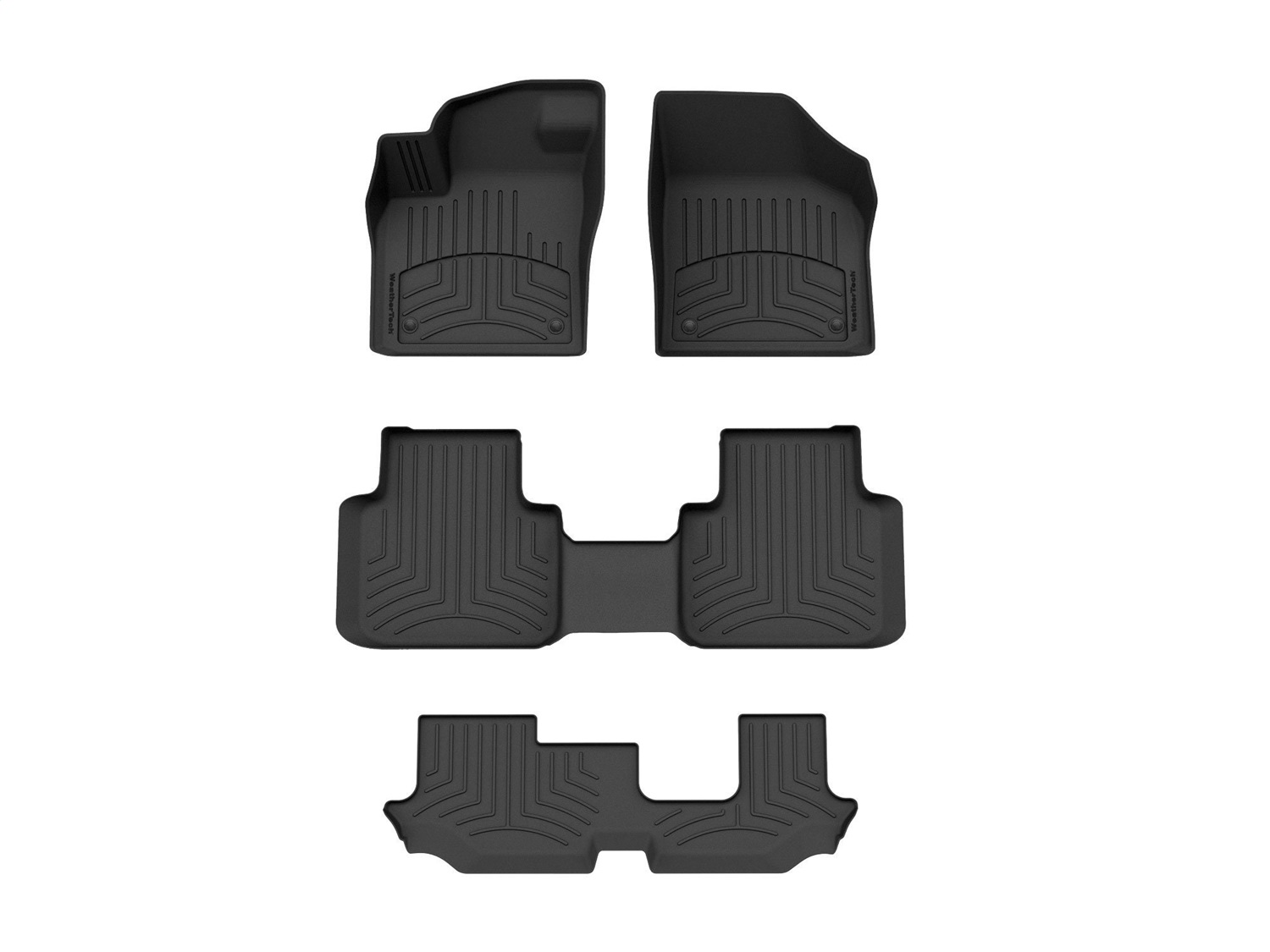 Weathertech - 441084-1-4-3IM - Front Rear and Third Row - Floor Mat Set