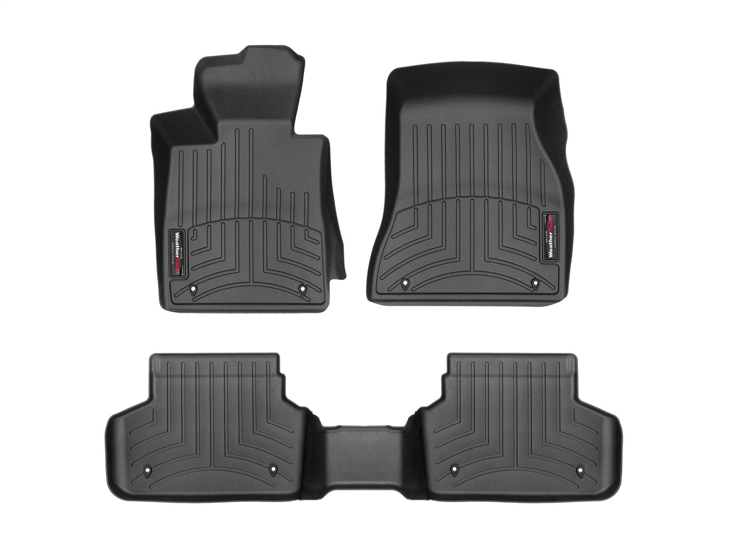 Weathertech - 441089-1-2 - Front and Rear - Floor Mat Set