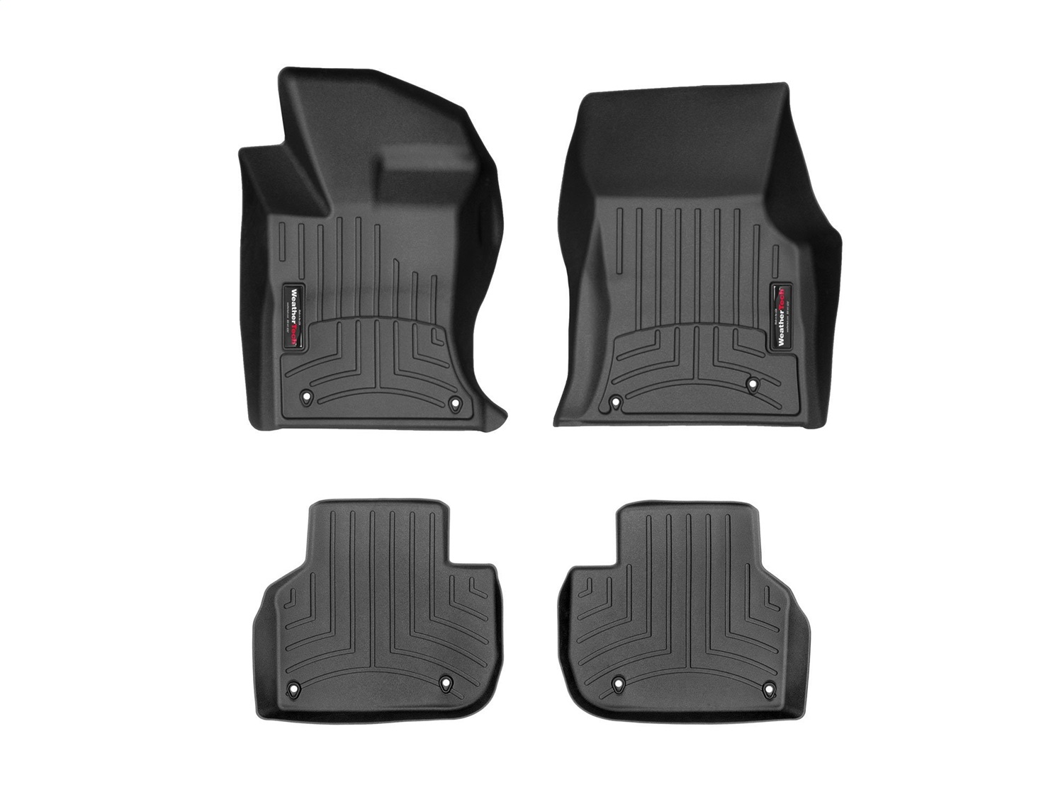 Weathertech - 4411031-4410032 - Front and Rear - Floor Mat Set