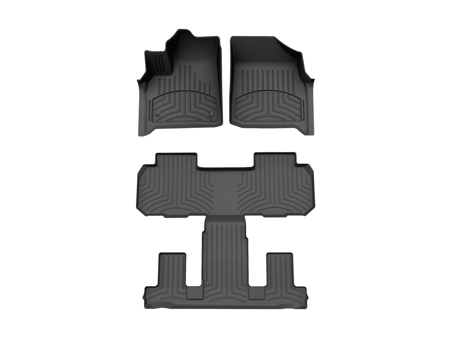 Weathertech - 441228-1-2IM - Front Rear and Third Row - Floor Mat Set