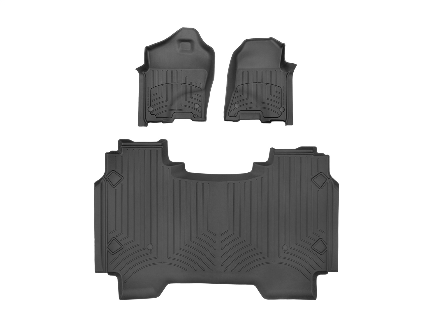 Weathertech - 441428-1-2IM - Front and Rear - Floor Mat Set